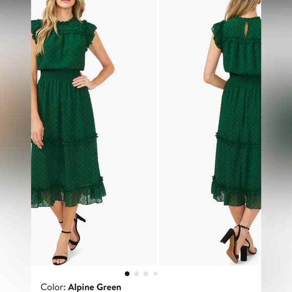 Cece flutter sleeve midi dress - Picture 3 of 6